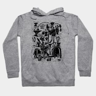 Sir Gawain and the Green Knight (Black Ink Version) Hoodie